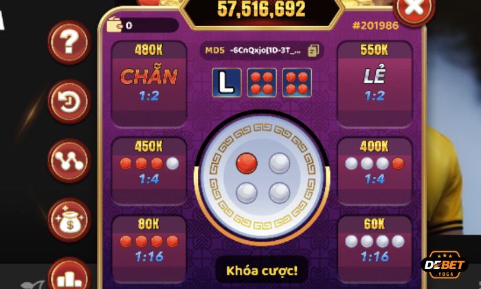 Giới thiệu về game xóc đĩa mini Debet